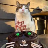 Cake Toppers - Birthday Custom Name - Glitter