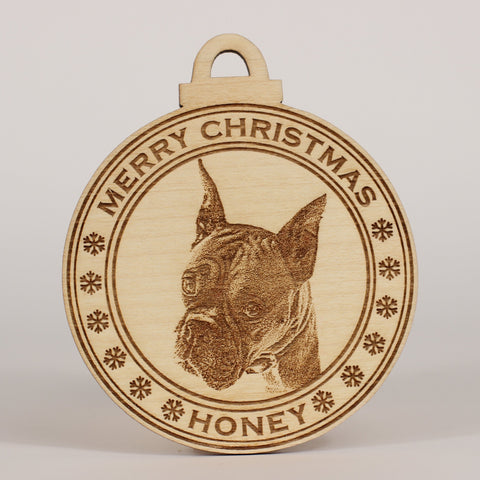 Christmas Ornaments - Custom Laser Engraved Photo