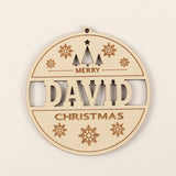 Christmas Ornaments - Personalized Merry Christmas