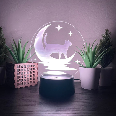 Cat – Nightlight - Oval