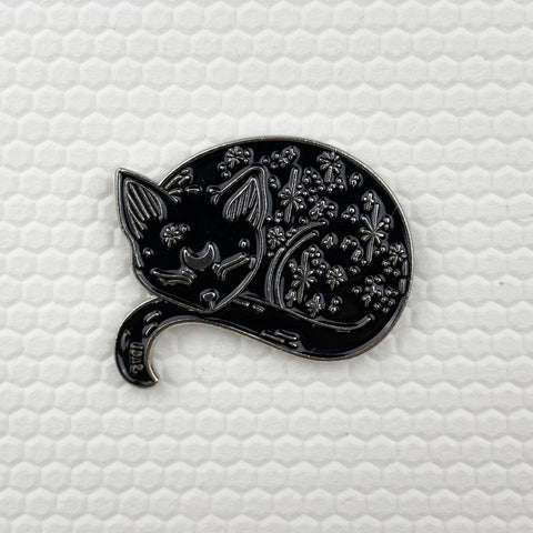 Cat - Lapel Pin - Moon Cat