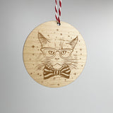 Cat - Ornaments - Cat with Bow Tie