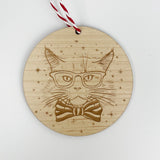 Cat - Ornaments - Cat with Bow Tie