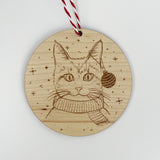 Cat - Ornaments - Cat with Ornament