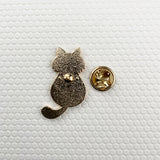 Cat - Lapel Pin - Life is Better with Cats